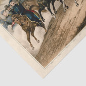 Onze generaals, herstelde  ontkoppeling van de bur tissuepapier (Detail)