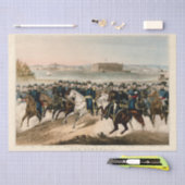 Onze generaals, herstelde  ontkoppeling van de bur tissuepapier (Craft)