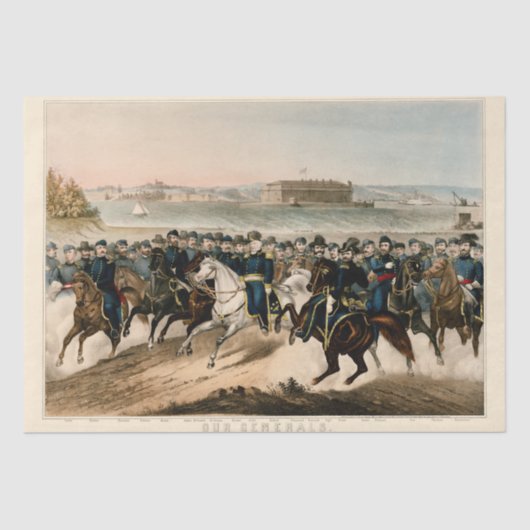 Onze generaals, herstelde  ontkoppeling van de bur tissuepapier (Voorkant)