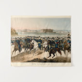 Onze generaals, herstelden de  1864 burgeroorlog n wandkleed (Voorkant (horizontaal))