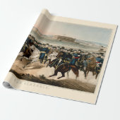 Onze generaals, herstelden de burgeroorlog van 18 cadeaupapier (Uitgerold)