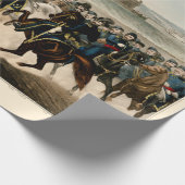 Onze generaals, herstelden de  burgeroorlog van 18 cadeaupapier (Hoek)