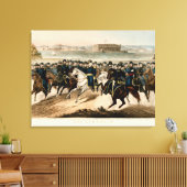 Onze generaals, herstelden de  burgeroorlog van 18 canvas afdruk (Insitu (Woonkamer))