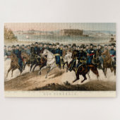 Onze generaals, herstelden de  burgeroorlog van 18 legpuzzel (Horizontaal)