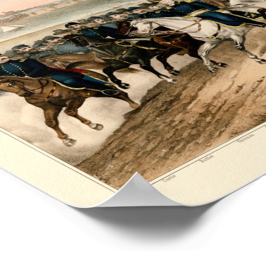 Onze generaals, herstelden de burgeroorlog van 18 poster (Hoek)