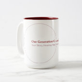 Onze Generation Counseling Coffee Mok (Voorkant links)