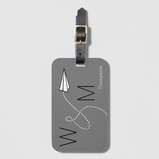 Onze gepersonaliseerde reizen bagagelabel (Voorkant (verticaal))