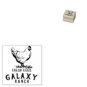 Onze gepersonaliseerde verse eierstempel rubberstempel (Gestempeld)