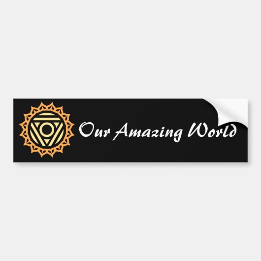 Onze geweldige wereld sticker (Voorkant)