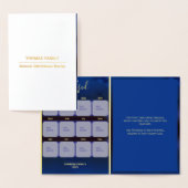 Onze Gezegende Jaar 12 Foto Vakantie Folie Kaart (Display)