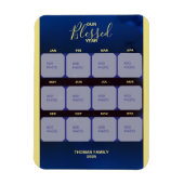 Onze Gezegende Jaar Vakantie Foto Magneet (Verticaal)