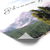 Onze God is een geweldige God! Poster (Hoek)