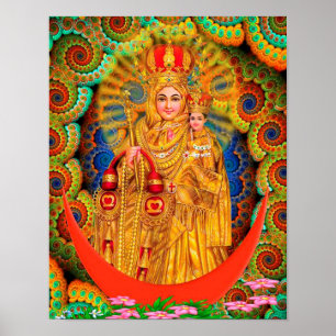 ONZE GOEDE GEZONDHEIDSPATROON VAN INDIA POSTER