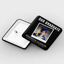 Onze Graduate Instant Foto | Afstuderen Vierkante Button 5,1 Cm