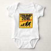 Onze grenzen sluiten - Trump 2016 Romper (Voorkant)