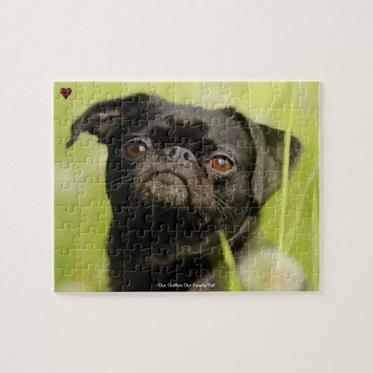 Onze Griffon doet onze familie huiset Legpuzzel (Horizontaal)