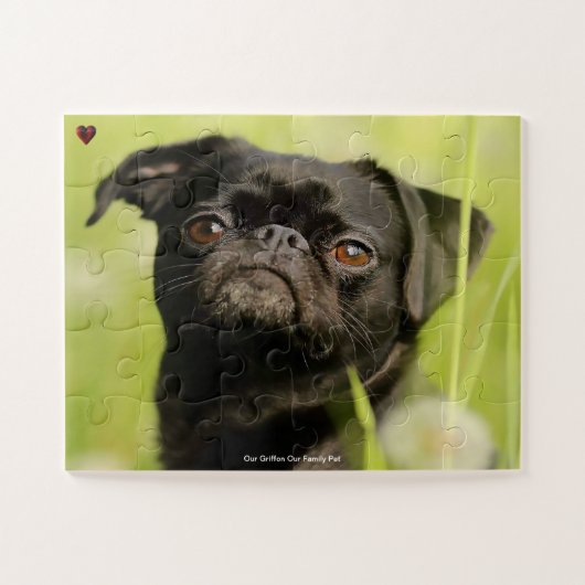 Onze Griffon doet onze familie huiset Legpuzzel (Horizontaal)