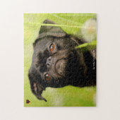 Onze Griffon Hond Onze Huisdier Legpuzzel (Verticaal)
