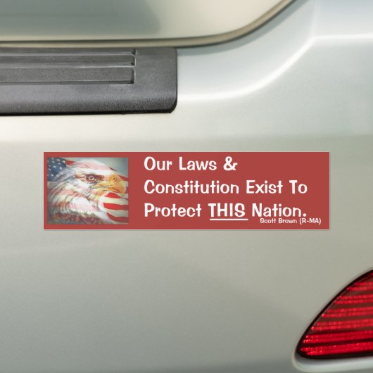 ONZE Grondwet Bumpersticker (Op auto)