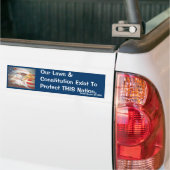 ONZE Grondwet Bumpersticker (Op Truck)