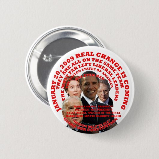 onze grondwet ronde button 5,7 cm (Voorkant /achterkant)