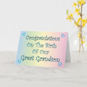 Onze Groot - kleinzoon Kaart (Gele Bloem)