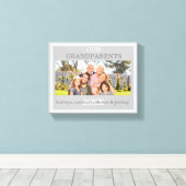 Onze grootouders met kleinkinderen Foto Canvas Afdruk (Insitu (Houten vloer))