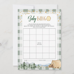 Onze grootste avontuur Baby shower bingo spel Kaart