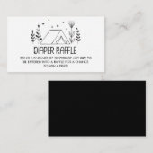 Onze grootste avontuur Baby shower luier Raffle Informatiekaartje (Voorkant / Achterkant)