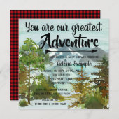 Onze grootste Baby shower-avonturen Kaart (Voorkant / Achterkant)