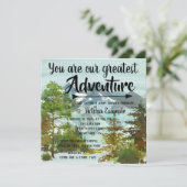 Onze grootste Baby shower-avonturen Kaart (Staand voorkant)