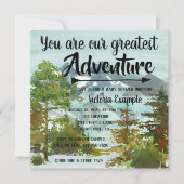 Onze grootste Baby shower-avonturen Kaart (Voorkant)