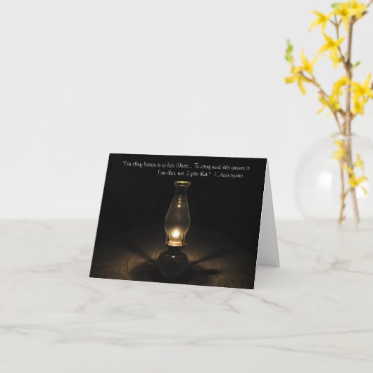 Onze grootste behoefte - notitiekaart (Gele Bloem)