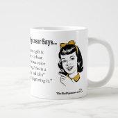 Onze grootste cadeau... grote koffiekop (Rechts)