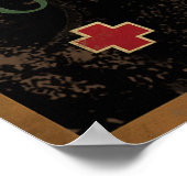 Onze grootste moeder doet mee met het Rode Kruis Poster (Hoek)