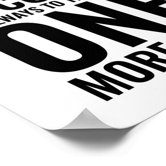 Onze grootste zwakte | Motivatie prijsopgave Poster (Hoek)