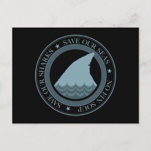 onze haaien redden briefkaart