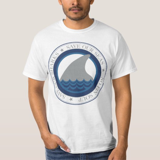 onze haaien redden t-shirt (Voorkant)