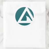 onze haaienstelen redden ronde sticker (Tas)