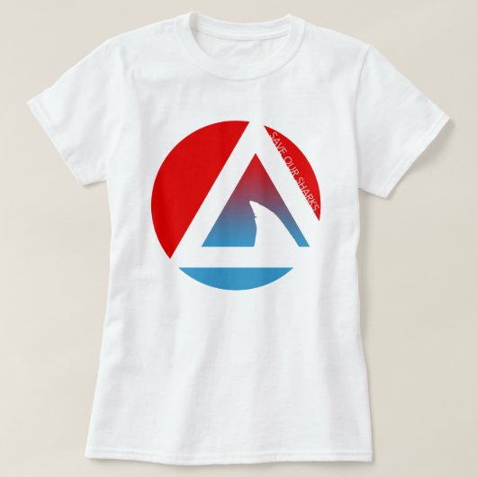 onze haaienstelen redden t-shirt (Design voorkant)