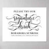 Onze handtekening van de Drink van de Brekboog van Poster (Voorkant)