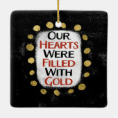 Onze harten waren van goud Ornament (Achterkant)