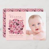 ONZE HARTS ZIJN VOLLEDIG AANKONDIGING (Voorkant / Achterkant)