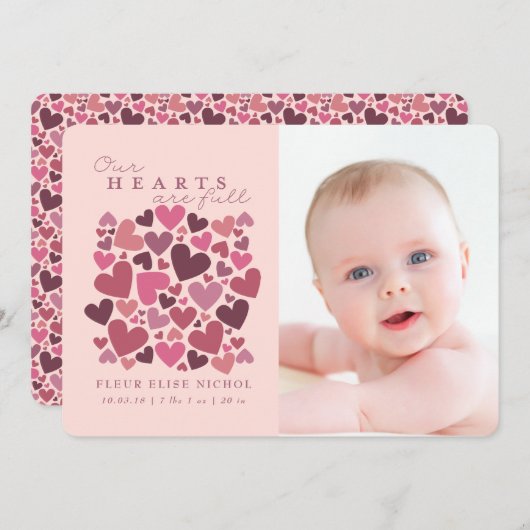 ONZE HARTS ZIJN VOLLEDIG AANKONDIGING (Voorkant / Achterkant)