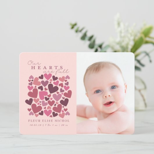 ONZE HARTS ZIJN VOLLEDIG AANKONDIGING (Staand voorkant)