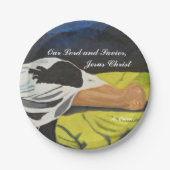 Onze Heer en Redder, Jezus Christus Papieren Borde Papieren Bordje (Voorkant)