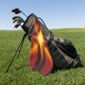 Onze Heer en Savior, Jezus Christus Golfhanddoek (Groen)