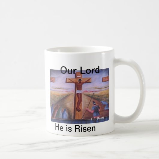 Onze Heer, hij is Risen Koffiemok (Rechts)