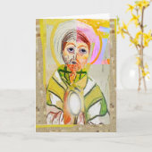 Onze Heer Jezus Christus Kaart (Gele Bloem)