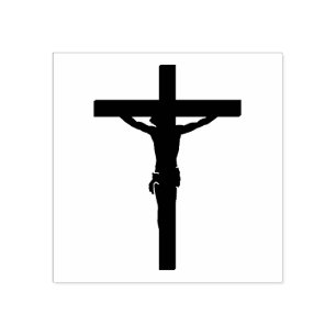 Onze Heer Jezus Christus op Kruis/Crucifix Rubberstempel